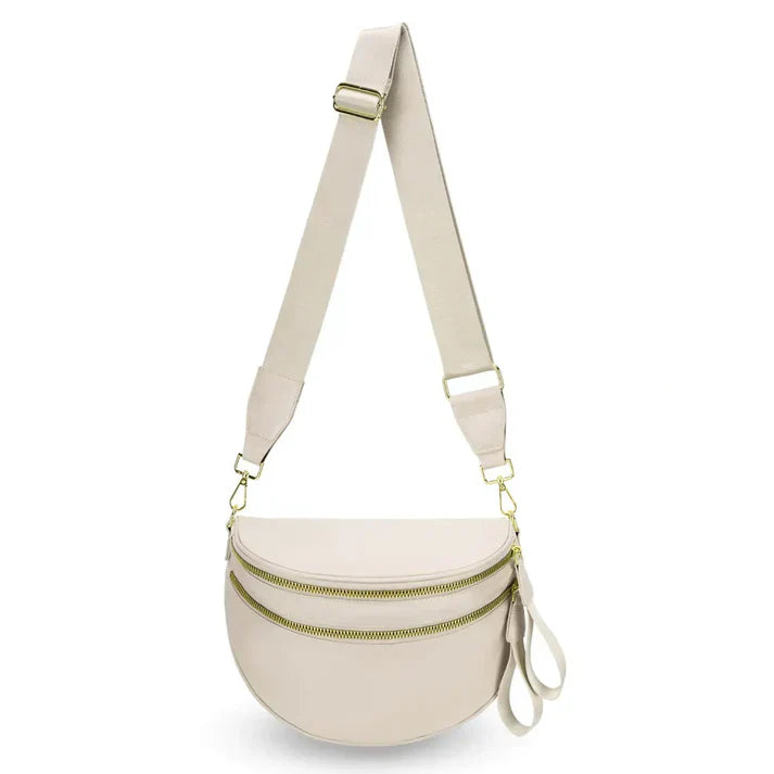 The Roomiest Crossbody Bum Bag（White, black, pink）
