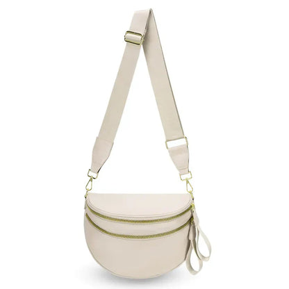 The Roomiest Crossbody Bum Bag（White, black, pink）